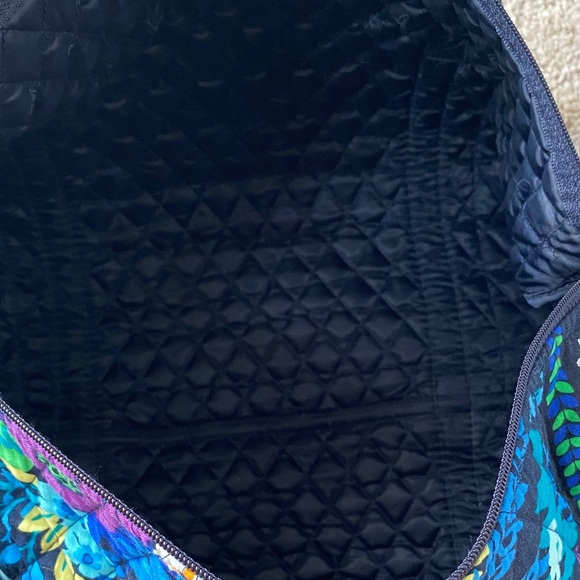 Vera Bradley Midnight Blues Travel Duffel Tote Bag - Picture 8 of 11